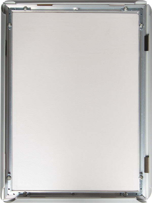 Q-connect Plakatrahmen – 252 × 342 mm, silber, für A4
