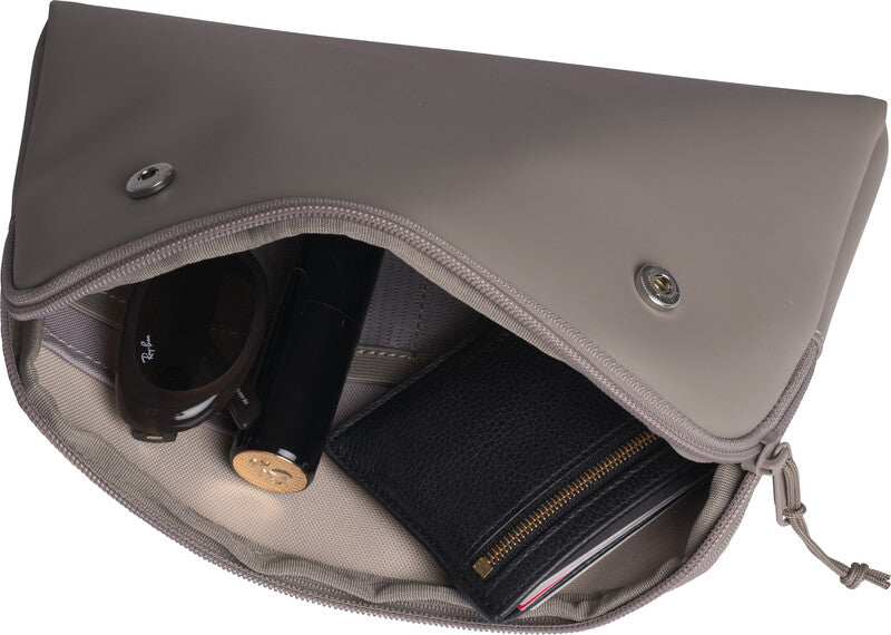 Beckmann Reisetasche – 45 l, rPET, Warm Grey, 50 × 32 × 25 cm