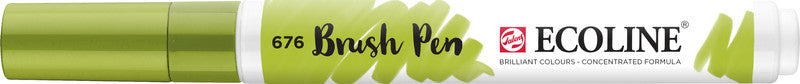 Talens Brush Pen – Pinselspitze – Grasgrün – Wasservermalbar