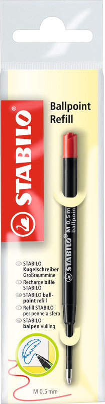 Stabilo Kugelschreiber-Mine für pointball, SMARTball – Rot, 0,5 mm, geruchsarm