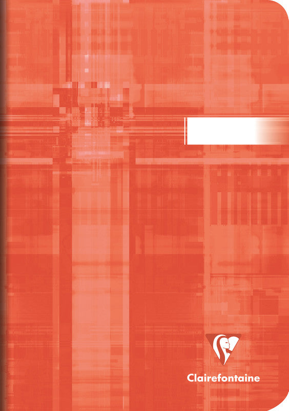 Clairefontaine Notizheft, A5, kariert, Klammerheftung, Karton, 96 Seiten, 90 g/m² – farbig sortiert