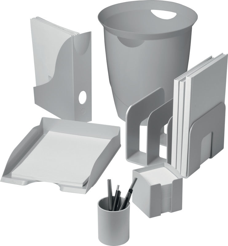 Durable Zettelbox – Kunststoff, Grau, 100 × 105 mm
