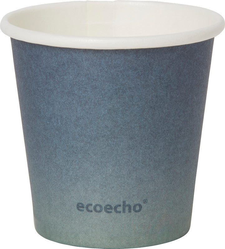 Duni Urban Papier-Trinkbecher (PLA-beschichtet) – 0,6 dl, grau, 50 Stück