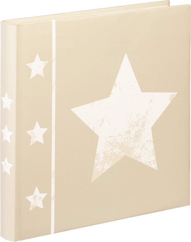 Hama Fotoalbum – für 300 × 300 mm, beige, mit Pergaminzwischenblättern, Karton