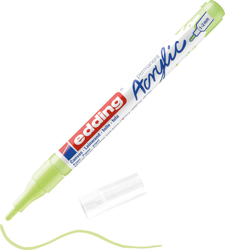 Edding Acrylmarker für Leinwand, Holz, Terrakotta – Pastellgrün