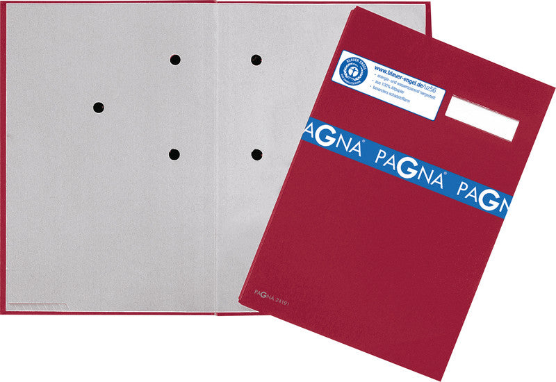Pagna Sammelmappe für A4, Kunststoff, Rot