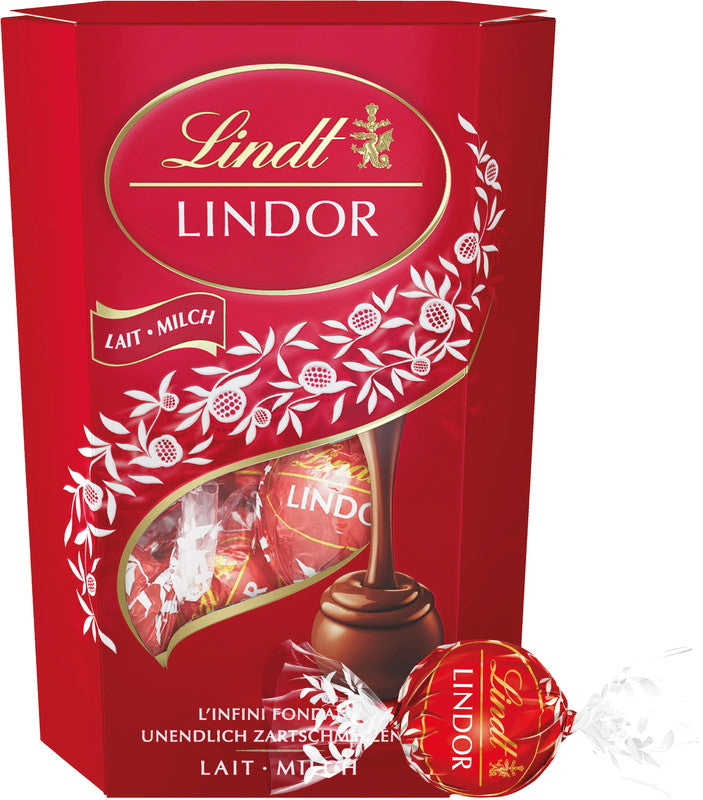 Lindt LINDOR Pralinés Cornet – Milch, 200 g