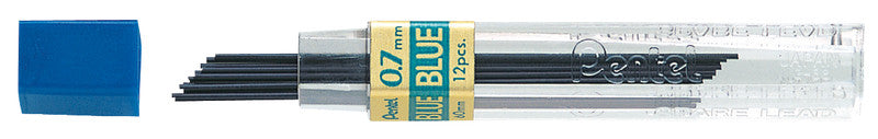 Pentel Bleistiftminen – Blau, 0,7 mm, 12 Stk.