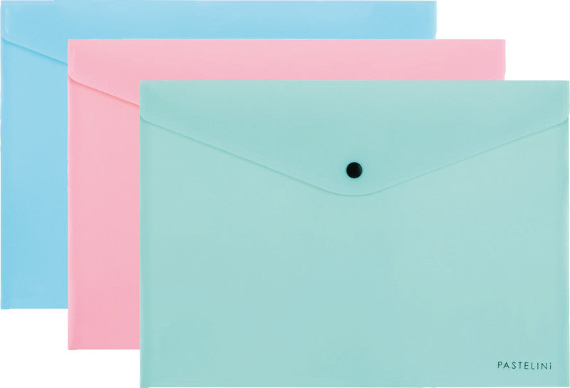 Pastelini Sichtmappe A4 – Blau, Polypropylen, 220 µm