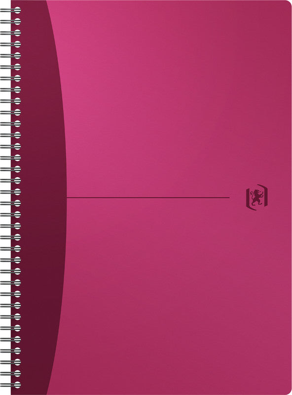 Elba Collegeblock A4, kariert, Spiralbindung, 90 Blatt, 90 g/m² – sortiert