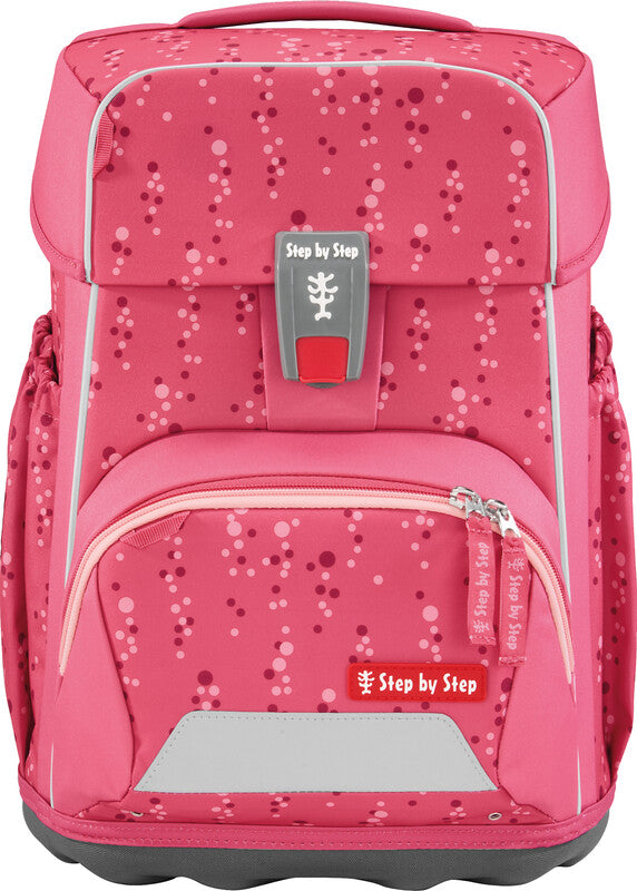 Step by Step Schulrucksack-Set – 4-teilig – Pink Bubbles