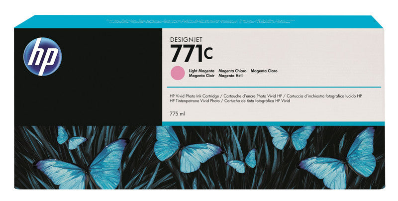 HP Tintenpatrone 771C, Magenta, 775 ml – für Inkjetdrucker/Multifunktionsgeräte