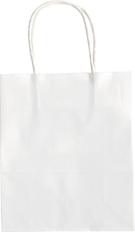 Folia Tragetasche – Papier, weiss – 180 × 210 × 80 mm – 20 Stk.
