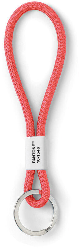 Pantone by Copenhagen Schlüsselanhänger Kurz – Nylon, Living Coral, 33 × 180 mm