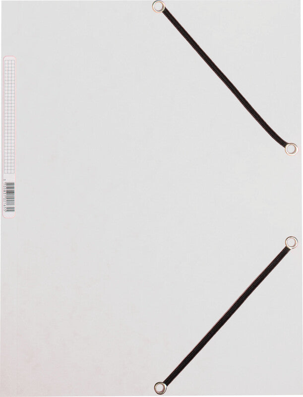 Q-CONNECT Sammelmappe, für A4, Karton, creme, mit Gummizug