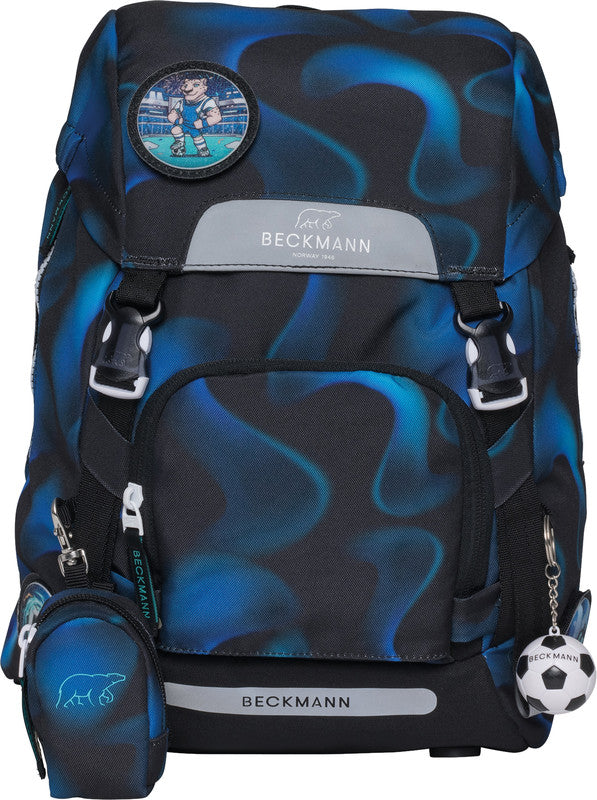 Beckmann Schulrucksack Classic 1st – 6-teilig – Magic League – 24,0×37,0×25,0 cm – aus rPET