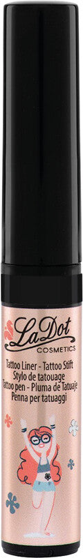 Colop LaDot – Bodytinte – Schwarz, 4 ml, mit Pinsel