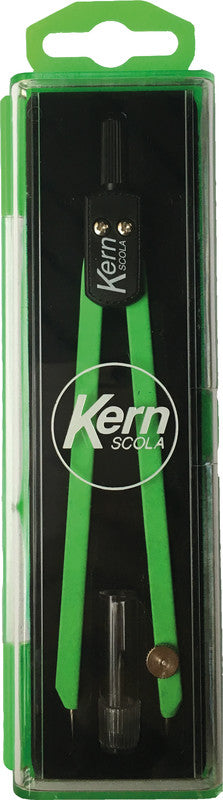 KERN Zirkel – Schenkellänge 13,5 cm, Radius 15 cm, Messing, farbig sortiert