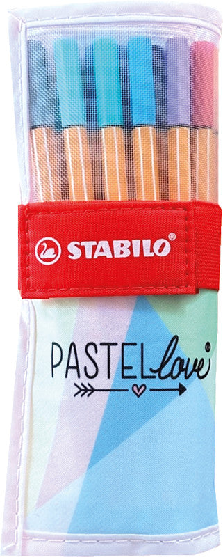 STABILO Fineliner – 25er-Set 0,4 mm – 25 Farben, sortiert