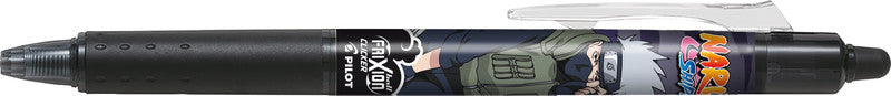 Pilot FriXion Ball Clicker Naruto Shippuden – Radierbarer Tintenroller, 0,7 mm, Schwarz, für Linkshänder