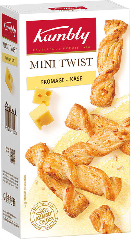 Kambly Salzgebäck Mini-Twist – Käse, 100 g
