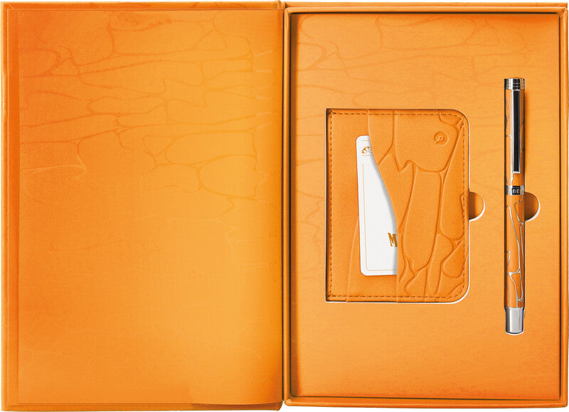 Belius Kugelschreiber – Orange, Aluminium