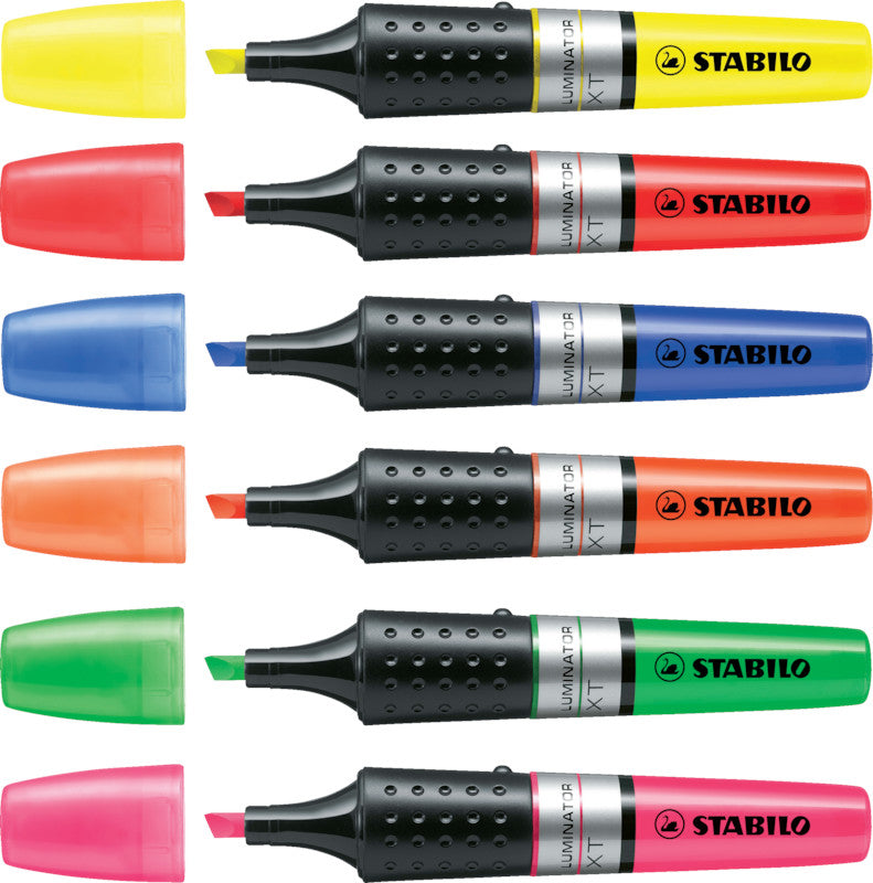 STABILO Blauer Textmarker – Keilspitze, 2–5 mm