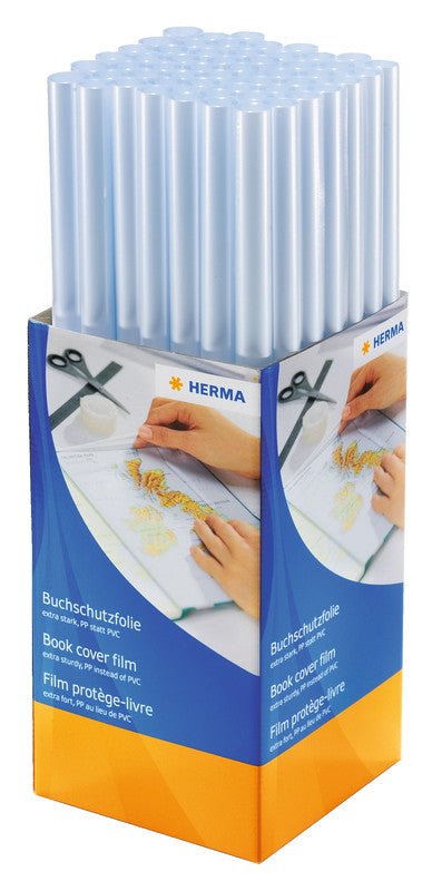 HERMA Klebefolie – transparent – 40,0 × 200,0 cm