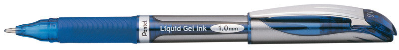 Pentel EnerGel Xm Gelschreiber – Blau, 1 mm, schnelltrocknend, Kappe, nachfüllbar