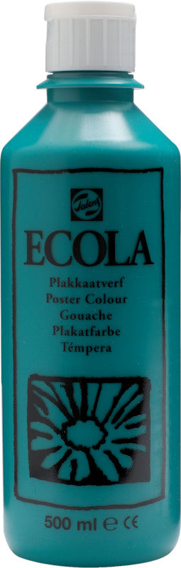 Talens Ecola – Plakatfarbe – Dunkelgrün, 500 ml