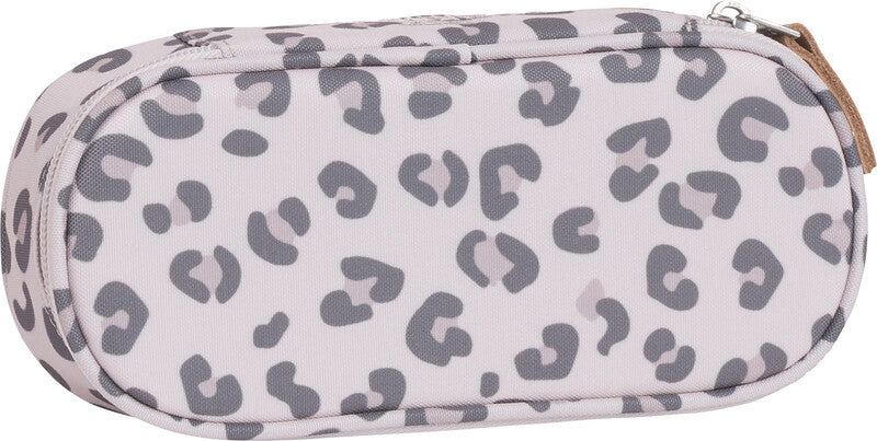 Beckmann City Etui Schlamperetui, leer, 1-teilig – Leopard – Kunststoff – 22,0 × 5,0 × 10,0 cm
