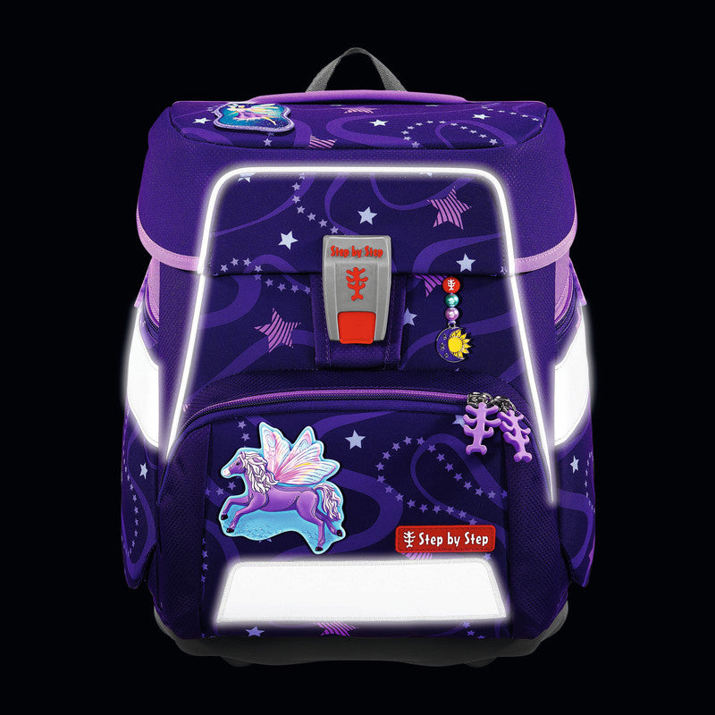 Step by Step Schulrucksack-Set Space – 5-teilig – Pegasus Emily – B 28 × H 37 × T 20 cm