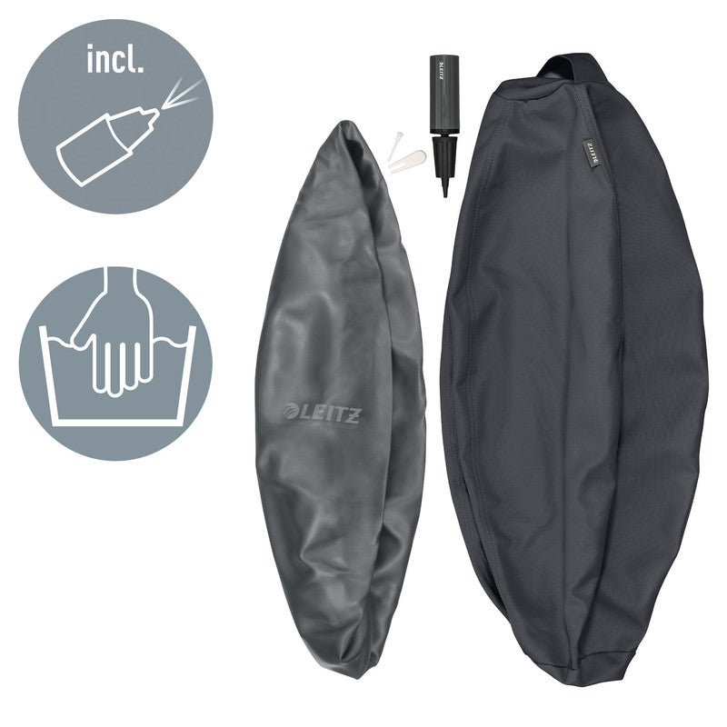 Leitz Sitzball Ergo Active – Ø 65 cm, dunkelgrau