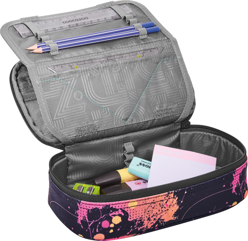 Coocazoo Schuletui, gefüllt – Colour Drift – Kunststoff – 23 × 7 × 12 cm