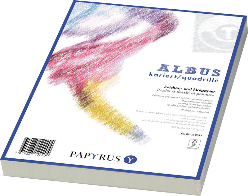 Papyrus Albus Paperart, Papier, 42 × 59,8 cm, weiss, 20 Blatt