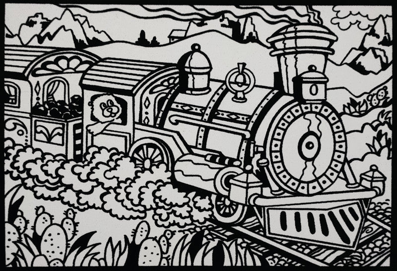 Tataruga Samtbild Malkarton, Karton, 29,7 × 21 cm, grau
