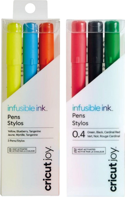 Cricut Fineliner – 3er-Set 0,4 mm – 3 Farben, sortiert – für Cricut Joy Schneideplotter