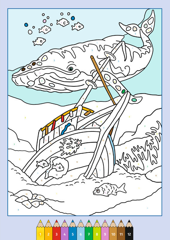 Ravensburger Malen nach Zahlen Malbuch, Karton, 21 × 29,5 cm, Mehrfarbig, ab 7 Jahren