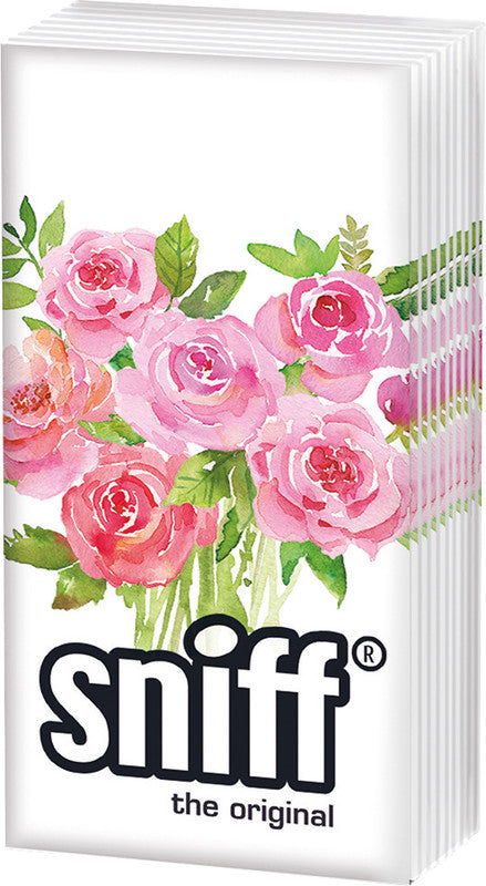 Sniff Merci Kosmetiktücher – 4-lagig, mehrfarbig, 215 × 220 mm
