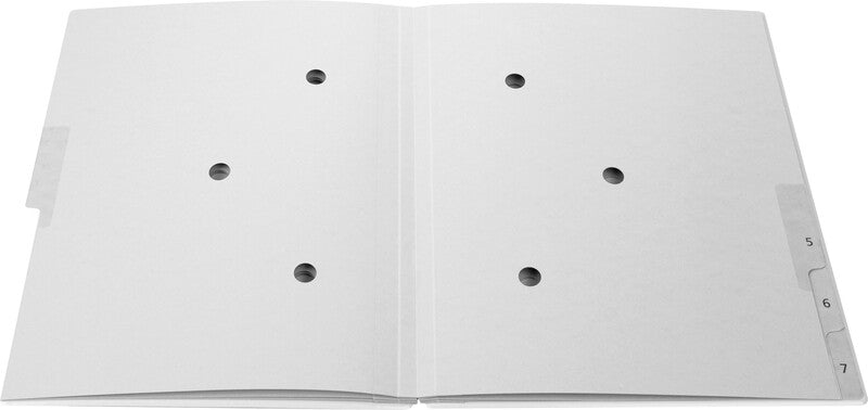 Biella Sammelmappe für A4, Karton, dunkelblau, mit Leinwandrücken