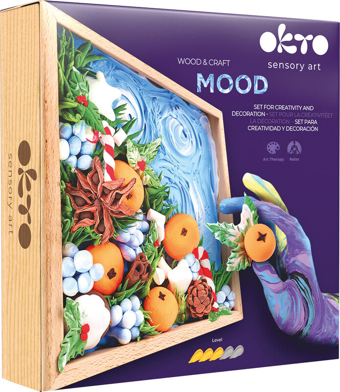 Okto Sensory Art – Modelliermasse Bastelset – ab 14 Jahren – 36 Modelliermassen – 210 × 210 mm