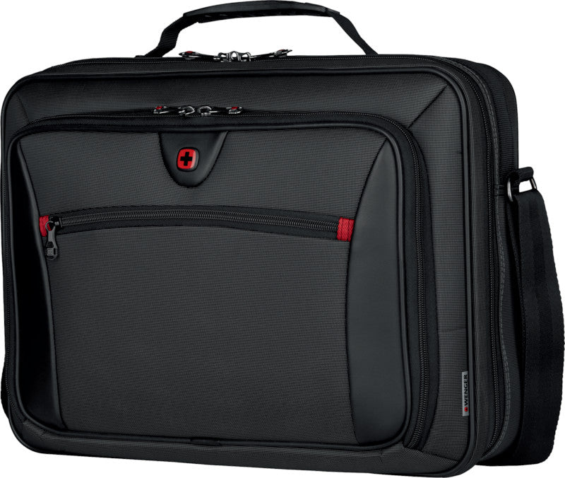 Wenger/SwissGear Wenger Insight Notebook-Tasche – für Notebooks bis 15,6", 10 l, wasserabweisend, Aufsteckfunktion, Nylon