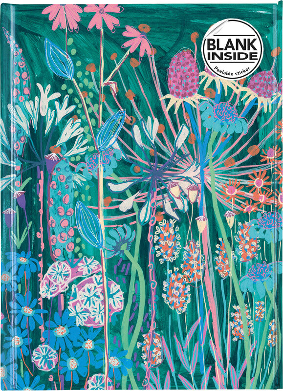 Flame tree Notizbuch A5, blanko, Hardcover, 128 Seiten, 80 g/m² – mehrfarbig