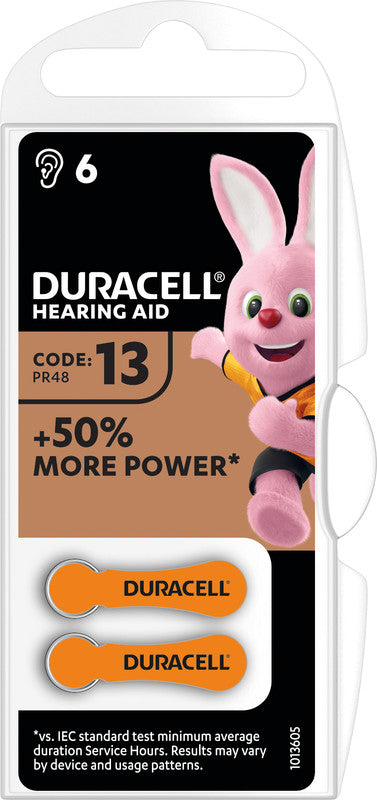Duracell PR48 Akku 1,45 V 310 mAh 0,45 Wh Zink-Luft – für Hörgeräte