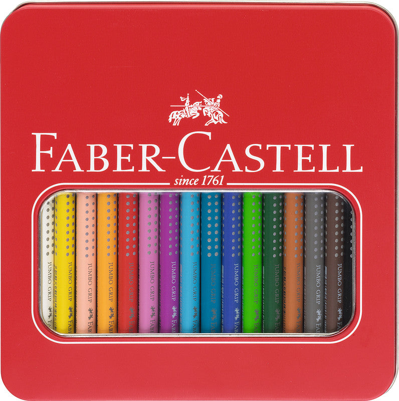 Faber-Castell Aquarellfarbstifte – 16 Farben, im Metalletui, Ø 5,3 mm, dreikantig, FSC