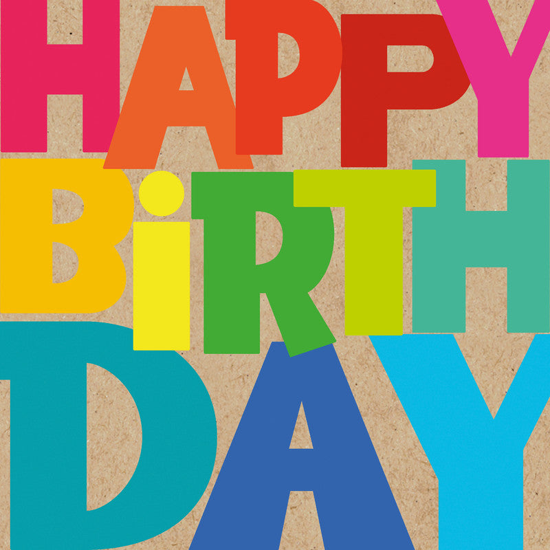 Atelier Servietten Birthday Letters – 33 × 33 cm – 3-lagig, Tissue – 20 Stk.