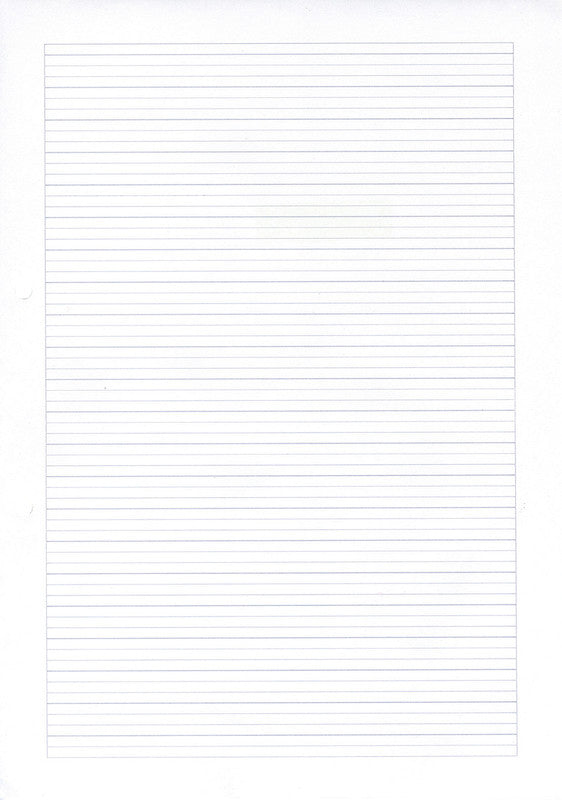 Ingold-biwa Notizbuch-Einlagen A4, liniert 4 mm, mit Rand, 2-fach gelocht, 90 g/m² – 500 Blatt