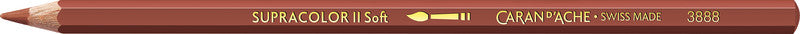 Caran d-Ache Caran d'Ache Supracolor Soft Aquarellfarbstift – Mahagonibraun, Mine Ø 3,8 mm, Metallschachtel