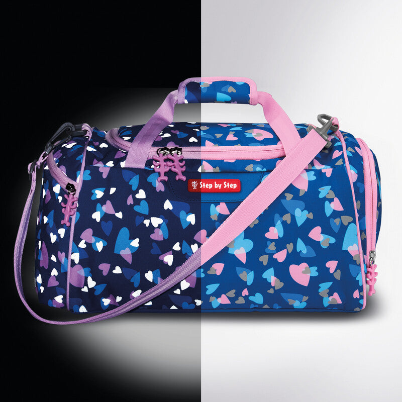 Step by Step Sporttasche – 13 l, Motiv Seashell Pearl, mit Schultergurt, wasserabweisend, 38 × 20 × 23 cm