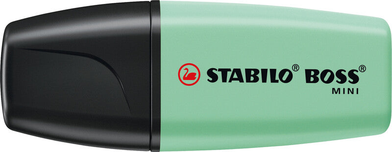 STABILO BOSS Textmarker Mini Set 3 Pastellfarben – Keilspitze, 2–5 mm